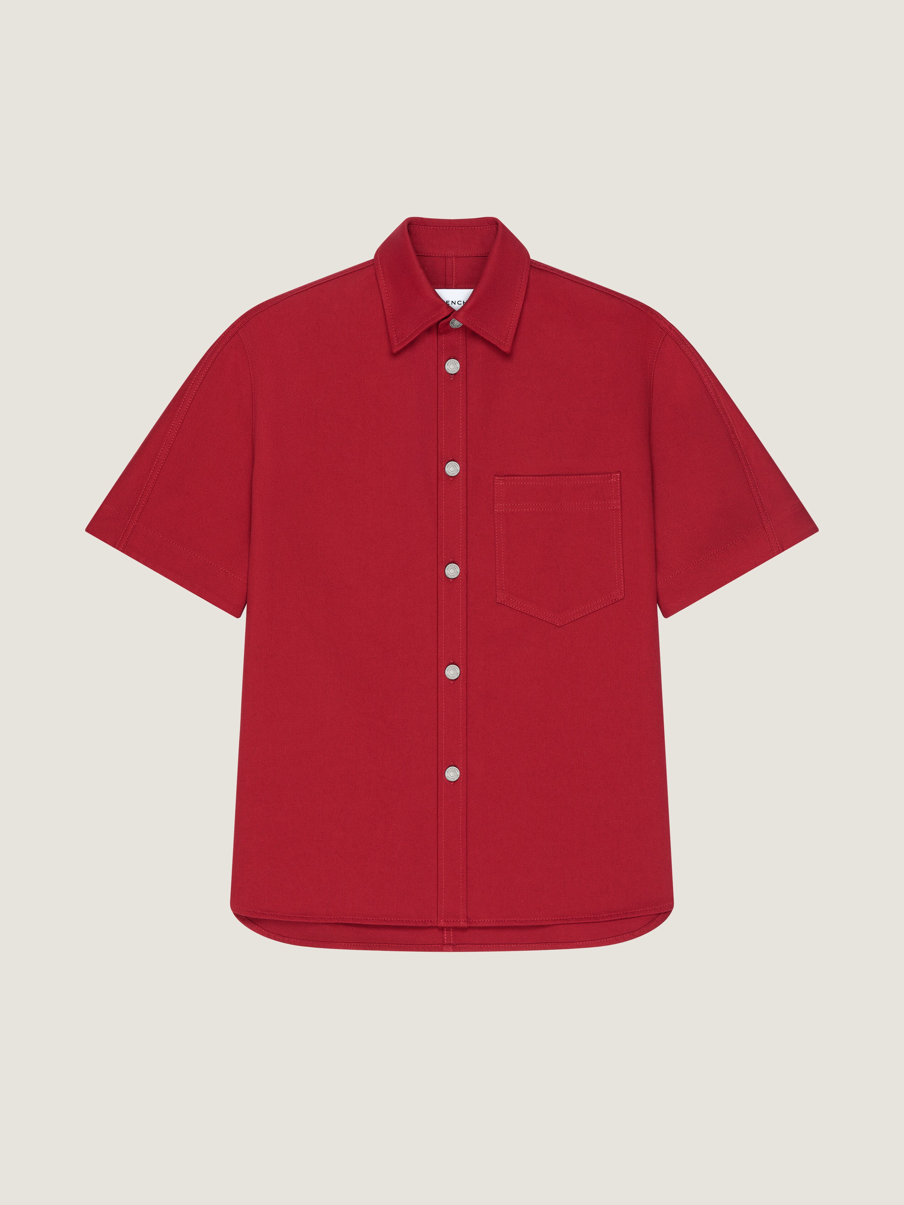 Couture Seam shirt in overdyed denim